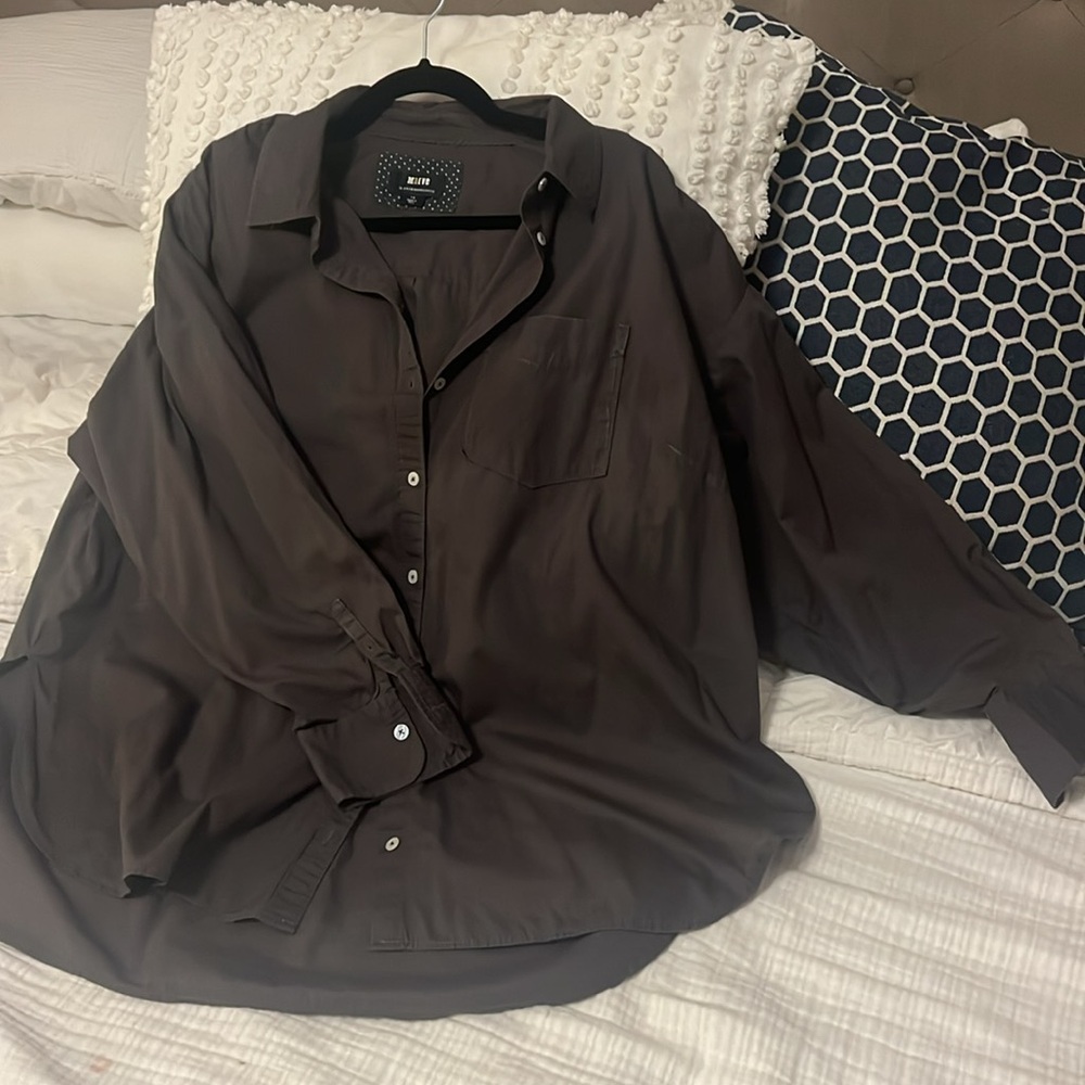 Maeve by Anthropologie Bennett button down, size 1X